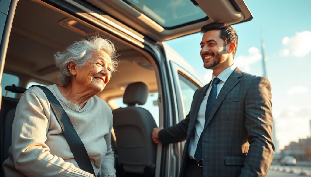 elderly transportation service dubai